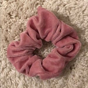 pink scrunchie
